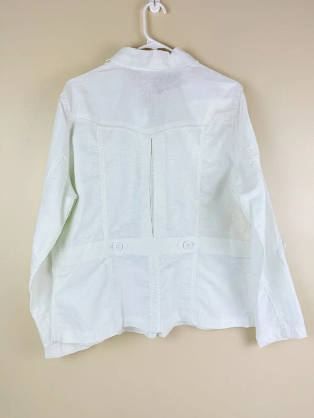 NWT Eddie Bauer Linen Cotton Utility Jacket Size XL